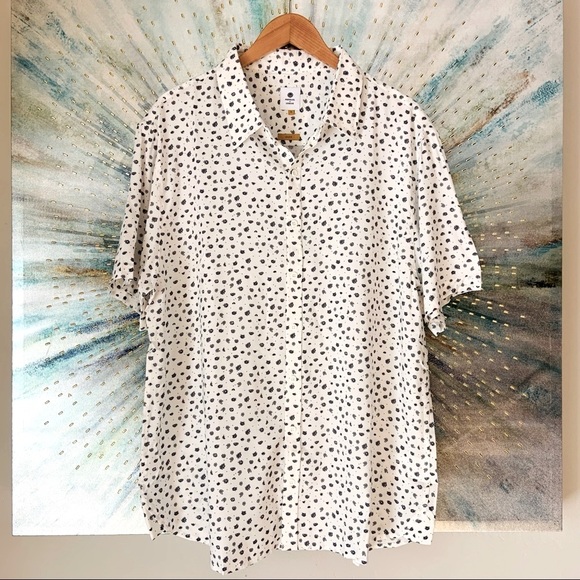 NWOT Parallel X League Duke Woven Camp Shirt XL - Picture 2 of 9